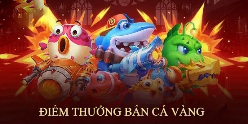 Điểm thưởng trong Bắn Cá Vàng tùy vào kích thước các loài sinh vật biển